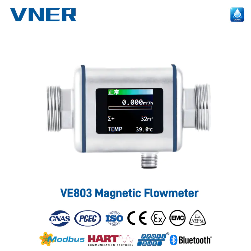 Kompaktný elektromagnetický prietokomer VE803